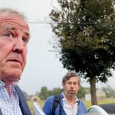 Clarkson's Farm - a review: Jeremy Clarkson at the Memorial Hall in Chadlington, where he held a showdown meeting with local residents over concerns about his Oxfordshire farm shop. PA