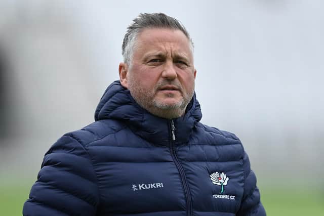 Darren Gough likes the attitude and commitment shown by his Yorkshire players as the club gears up for another campaign. Photo by Gareth Copley/Getty Images.