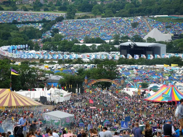 Glastonbury Festival in 2016.  Credit: ANDY BUCHANAN/AFP via Getty Images.