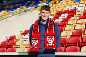 New York City loan signing Charlie Allen, who has joined from Leeds United. Picture courtesy of York City Football Club.