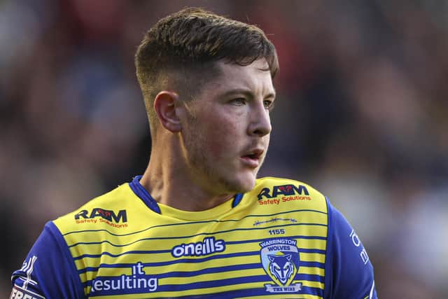 Riley Dean made his Super League breakthrough with Warrington. (Photo: Paul Currie/SWpix.com)