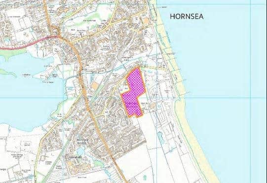 The site in Hornsea which is 300m from the beach