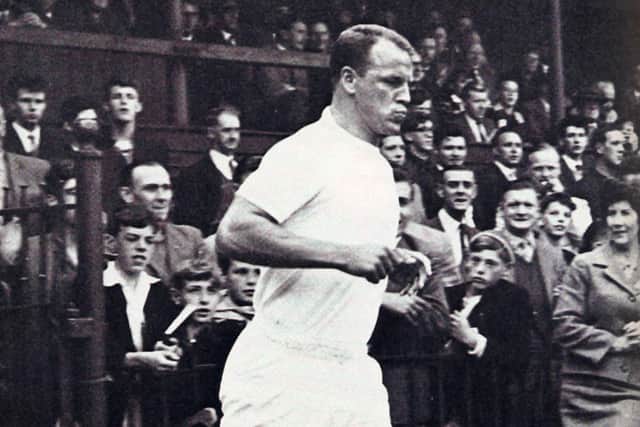 The Gentle Giant - John Charles playing for Leeds United (Picture: Varley Picture Agency)