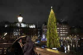 The illuminated Christmas Tree in Trafalgar Square, London.  Employees should treat the Christmas party as an extension of the workplace, says Sarah Coles. (Photo by Aaron Chown/PA Wire)
