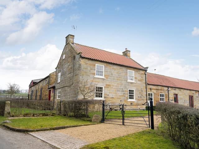 Grove Farm a beautifully refurbished farmhouse and annex cottage with planning consent to substantially extend the property on the edge of the North York Moors National Park, has come to market for offers in excess of £1,250,000.