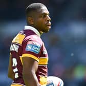 Jermaine McGillvary is bidding for a new contract at Huddersfield. (Photo: Will Palmer/SWpix.com)