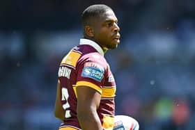 Jermaine McGillvary is bidding for a new contract at Huddersfield. (Photo: Will Palmer/SWpix.com)