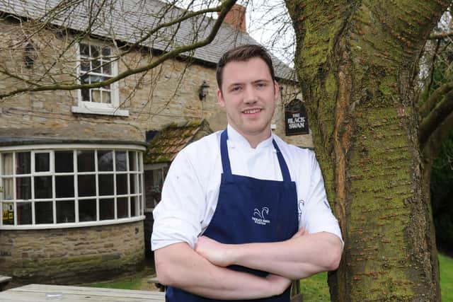 Tommy Banks outside his restaurant The Black Swan at Oldstead. (Pic credit: Gary Longbottom)