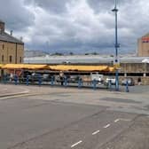 The proposed site of the temporary market. Credit: Kirklees Council