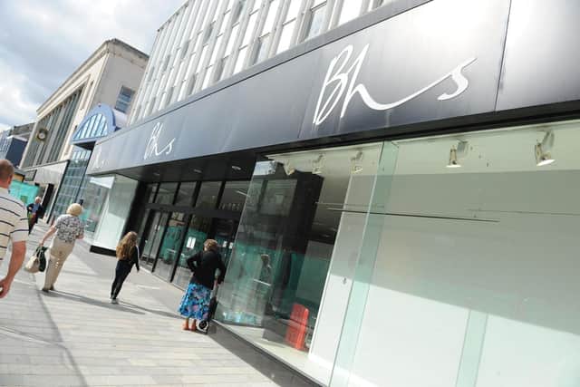A former BHS store