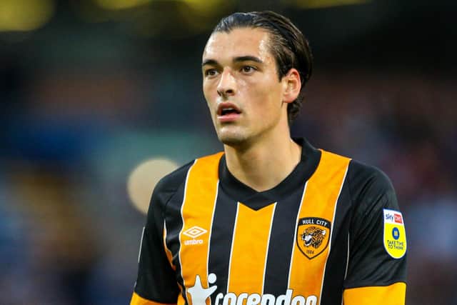 RELIEF: Hull City's Jacob Greaves scored his first senior goal