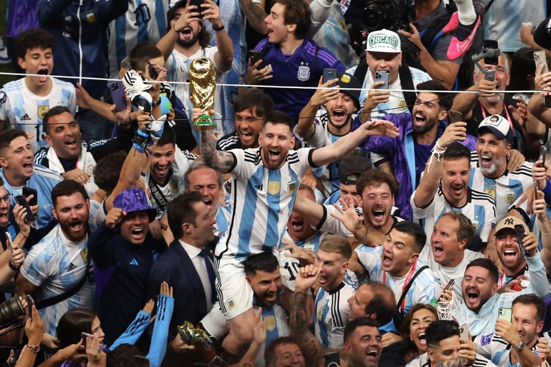The crowning moment of an incredible career. Messi has been leading from the front all tournament for Argentina and stepped up in the final with two goals and a successful penalty in the shootout.