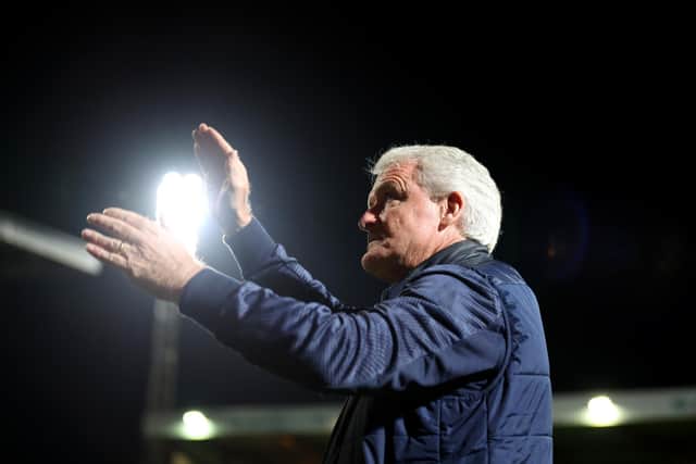 Pressure is mounting on Bantams boss Mark Hughes. Image: George Wood/Getty Images