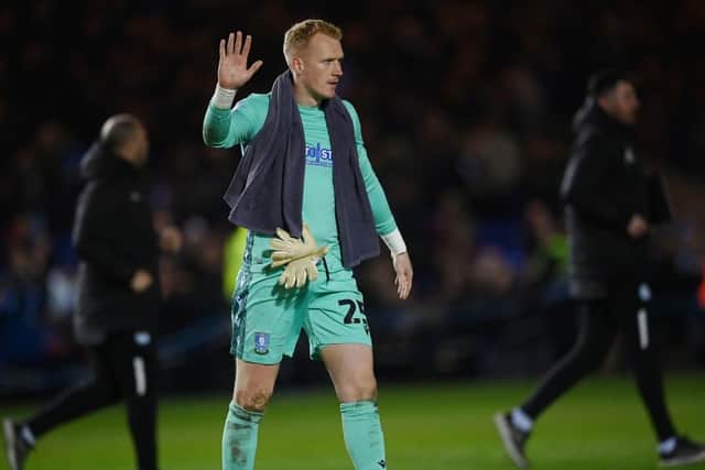 COSTLY ERROR: Sheffield Wednesday goalkeeper Cameron Dawson at full-time on Friday