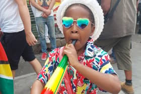 Star dancer Chisomo ‘Chizzy’ Mwale, 8, showcased some improptu dance moves