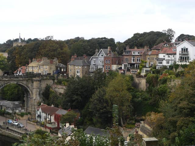Library image of Knaresborough town centre. Knaresborough is to receive a boost from 64 affordable new homes. Picture: Gerard Binks
