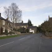 Plompton Road in Follifoot, the nearest village to the hamlet of Plompton