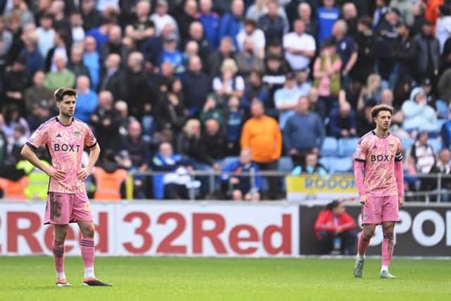 FRSUTRATIONS: Ilia Gruev and Ethan Ampadu react to Coventry City's second goal