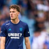Leeds United have allowed Leo Hjelde to depart for Sunderland on a permanent basis. Image: Alex Caparros/Getty Images