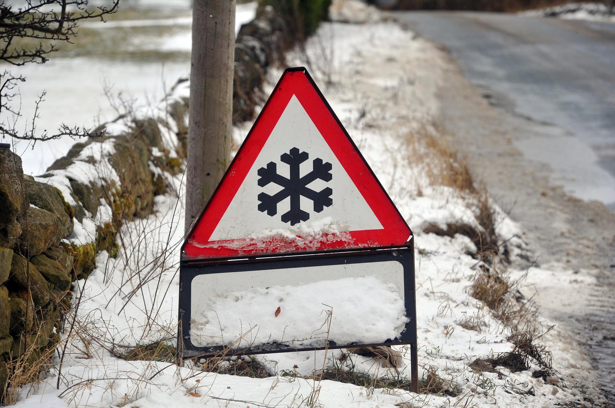 Yorkshire weather: Ice warning issued by the Met Office covering parts ...