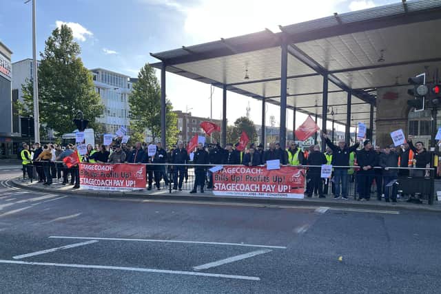 Stagecoach drivers in Hull went on strike after a pay dispute with the company.