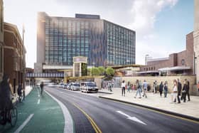 An artist's impression of what the new Leeds station will look like after the £46m transformation is completed