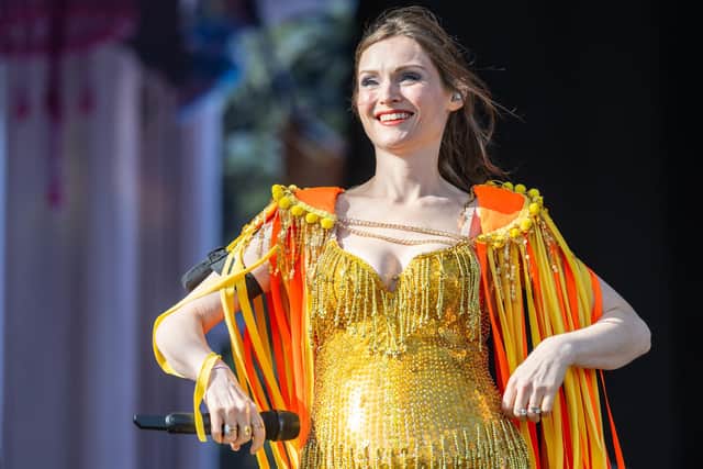 Sophie Ellis-Bextor playing at Y Not festival, Pikehall, Derbyshire. Picture: Scott Antcliffe
