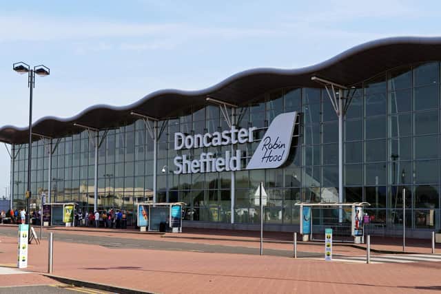 A general view of Doncaster Sheffield Airport.