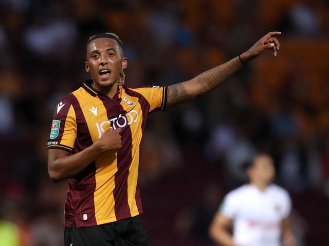 The 23-year-old has played 17 times for Bradford during his loan spell so far.
