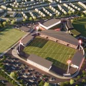 CGI’s of the proposed new stadium for Sheffield FC and Sheffield Eagles. (Photo: Chapter II)