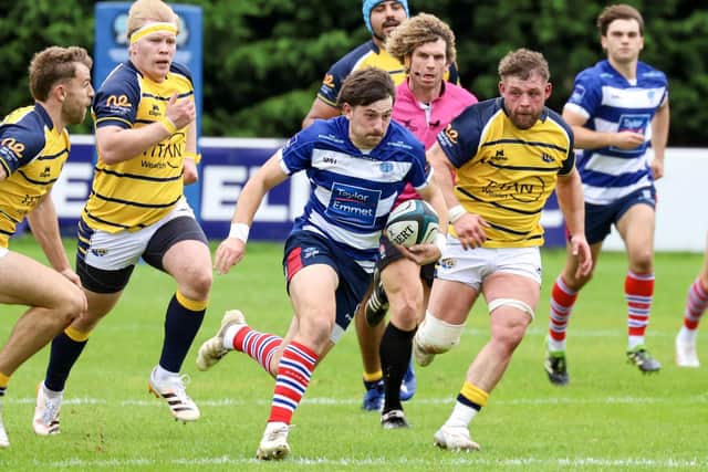Sheffield RUFC in action against Leeds Tykes on Saturday. (Picture: Colin Fisher)