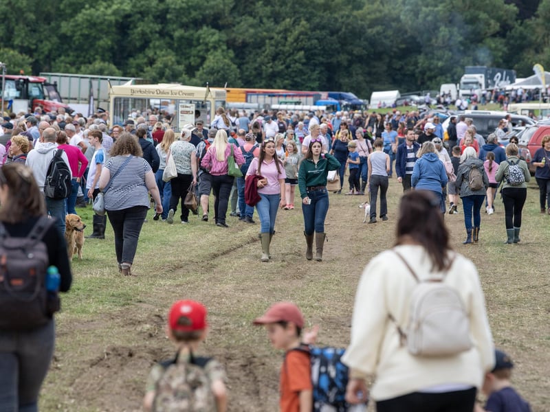 Healthy crowd of visitors at Ryedale Show