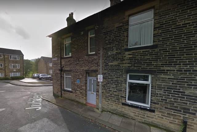 Ted Hughes’s birthplace at Aspinall Street, Mytholmroyd. Picture: Google. The proposed sculpture will be placed in Mytholmroyd village centre, if planning permission is given