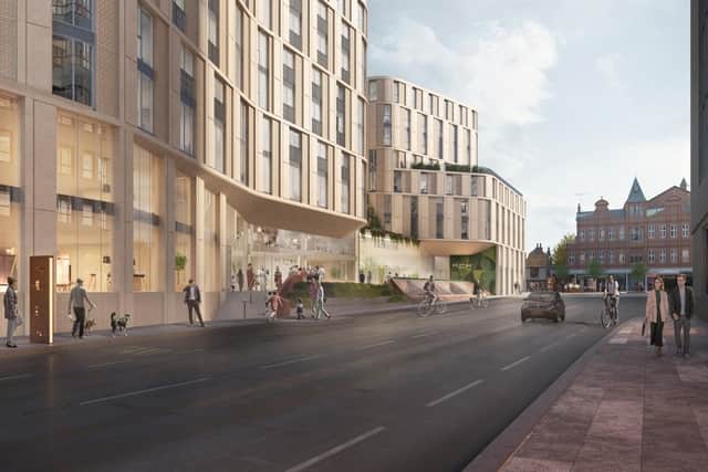 A new Roman museum will be built underground, with 153 apartments, an 88-room hotel and new office space sitting above it in Rougier Street.