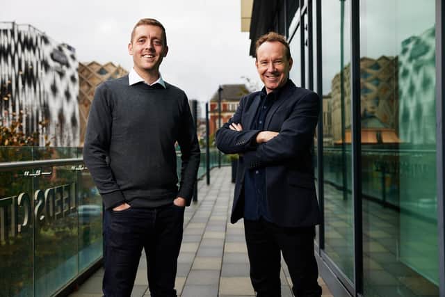 The new business is majority owned by Yasper’s director and founder, Julian Pearce (left), with a stake owned by established business Umpf. The latter's founder and MD is Adrian Johnson (right). PIcture: David Lindsay