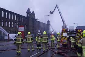 The aftermath of the Dalton Mills fire