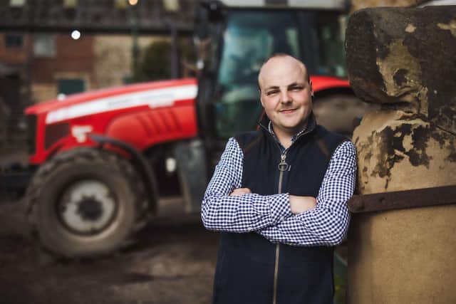 Nick Grayson, farmer and Chair of Future Farmers of Yorkshire. He has benefitted previously from mentoring offered by the organisation.