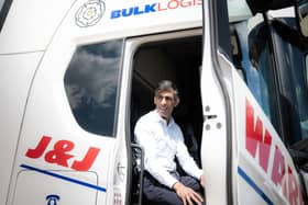 Rishi Sunak at Bulk Logistics.