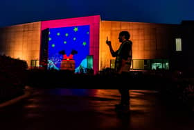 Part of the Light Up event at The Hepworth Wakefield last year.
