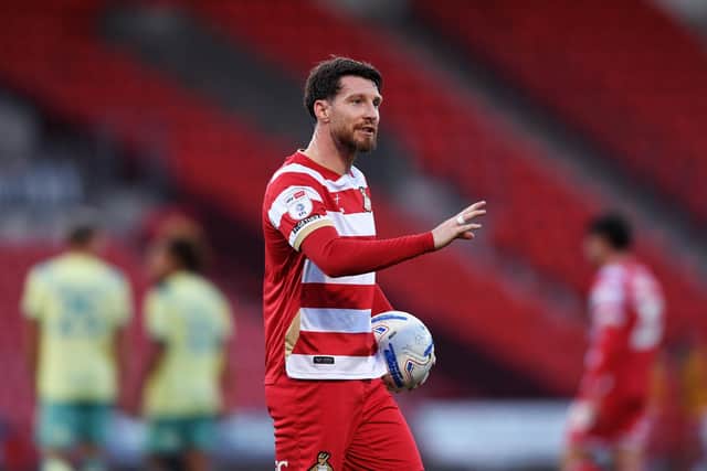 Doncaster Rovers defender James Husband. Picture: Jonathan Gawthorpe