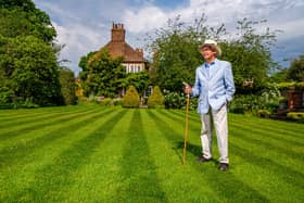 The Manor House, Heslington, York, is the home of renowned international flower arranger, George Smith MBE. Picture: James Hardisty.