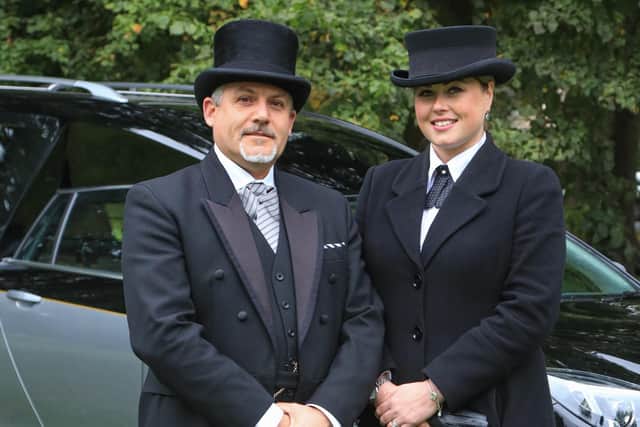 Yorkshire funeral director Mark Horton,  left, has just been elected President of SAIF.