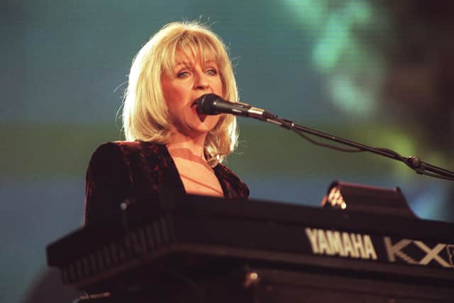 File photo dated 09/02/98 of Fleetwood Mac's, Christine McVie, performing at the Brit Awards at the London Docklands Arena. Fleetwood Mac's Christine McVie has died at the age of 79
