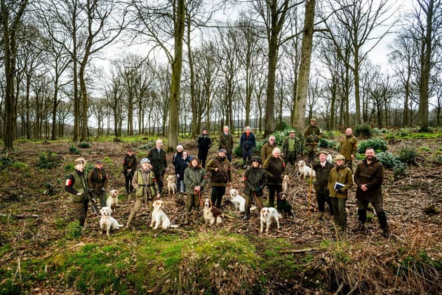 The Working Clumber Spaniel Society Working Test - For Any Variety Spaniel (Excluding ESS and Cockers) held near Wentworth, Rotherham. Picture By Yorkshire Post Photographer,  James Hardisty.