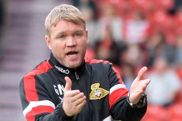 THAT WAS THEN: Grant McCann, pictured during his first spell as Doncaster Rovers manager. Picture: Marie Caley