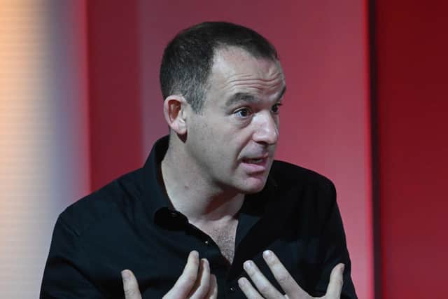 BBC handout photo of Martin Lewis appearing on the BBC1 current affairs programme, The Andrew Marr show.