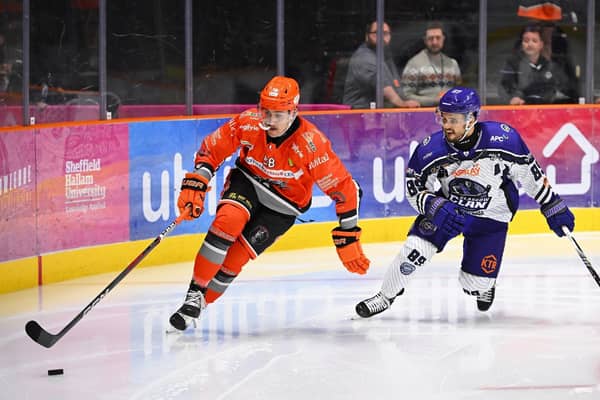 DOUBLE TEST: Sheffield Steelers' Dominic Cormier and his team-mates will face-off against Glasgow Clan twice in as many nights this weekend Picture: Dean Woolley/Steelers Media
