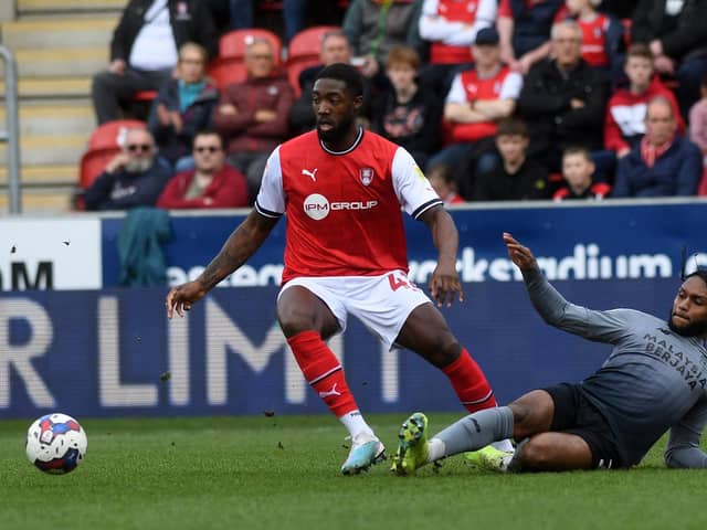 OFFER MADE: Rotherham United have asked defender Tyler Blackett to come back next season