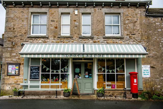 Village of The Week - Clapham, within the Yorkshire Dales National Park, 6 miles north-west of Settle, North Yorkshire. Pictured Clapham Village Store.Picture By Yorkshire Post Photographer,  James Hardisty.