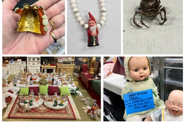 Vintage Cash Cow receives thousands of items from across the UK including gold teeth and quirky jewellery.